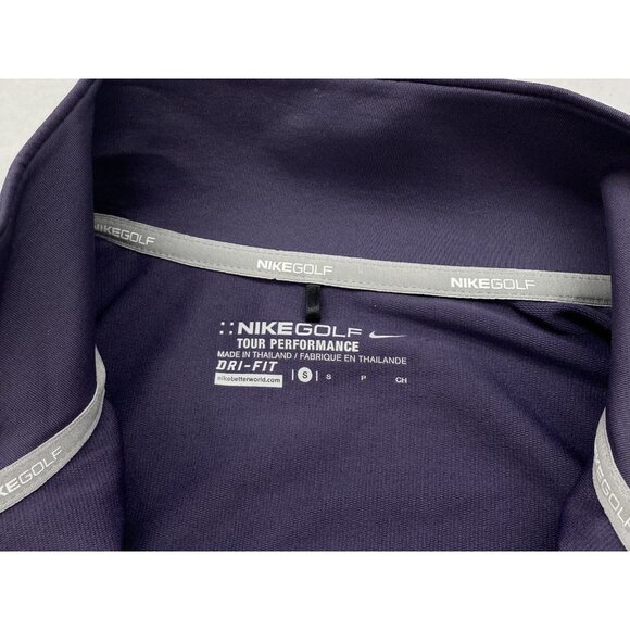 Nike Golf Tour Performance Vest Purple Small Dri-Fit Full Zip Outdoor Sports - Picture 5 of 11